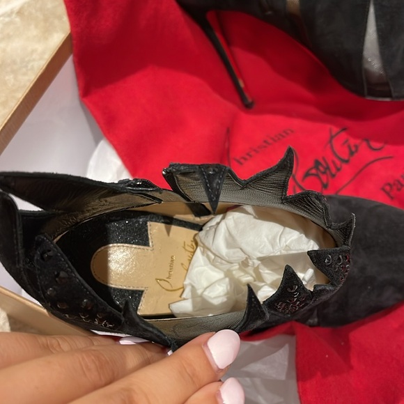 Authentic Christian Louboutin suede booties - Picture 10 of 10
